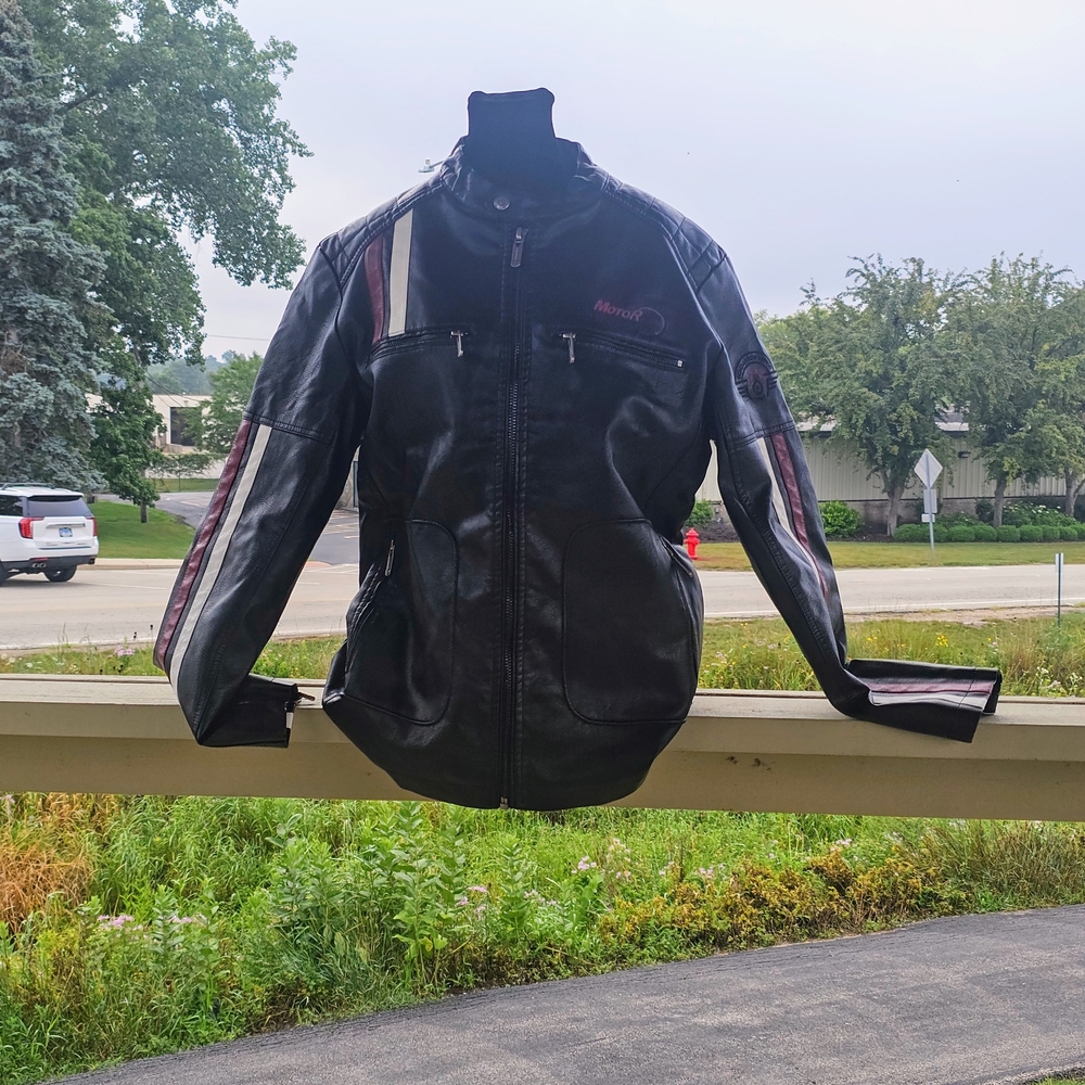 Men's Black Leather Jacket by